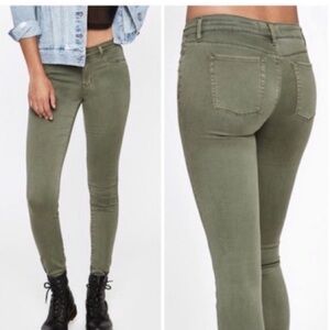 PacSun Steven Perfect Fit Super Stretch Skinny Ankle Jegging Jean 27 Green Rare